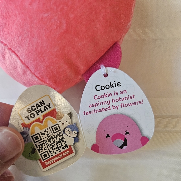 2 Pink Cookie Squushmallow Plush Toys - Picture 6 of 9